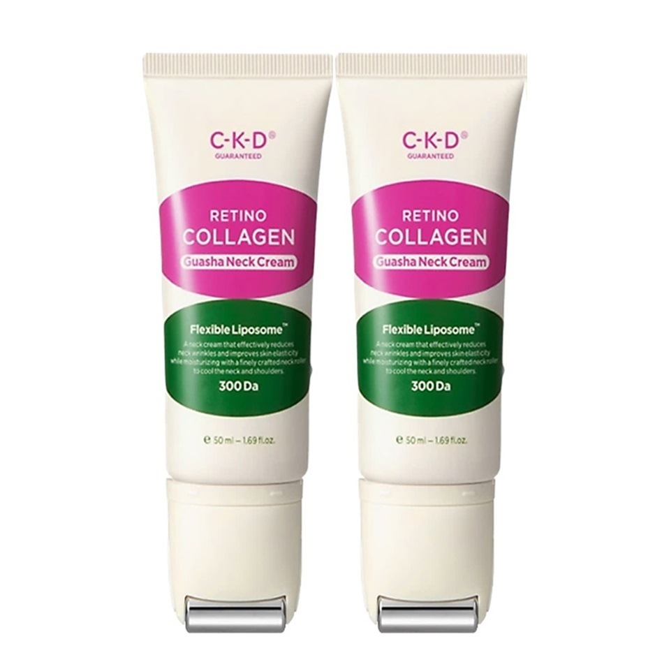 レチノコラーゲン 低分子 300 かっさ ネック シワクリーム 50ml 1+1
