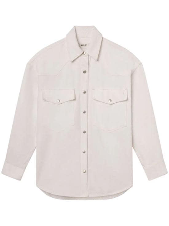 AGOLDE Women Tops A73571500MLSKE White