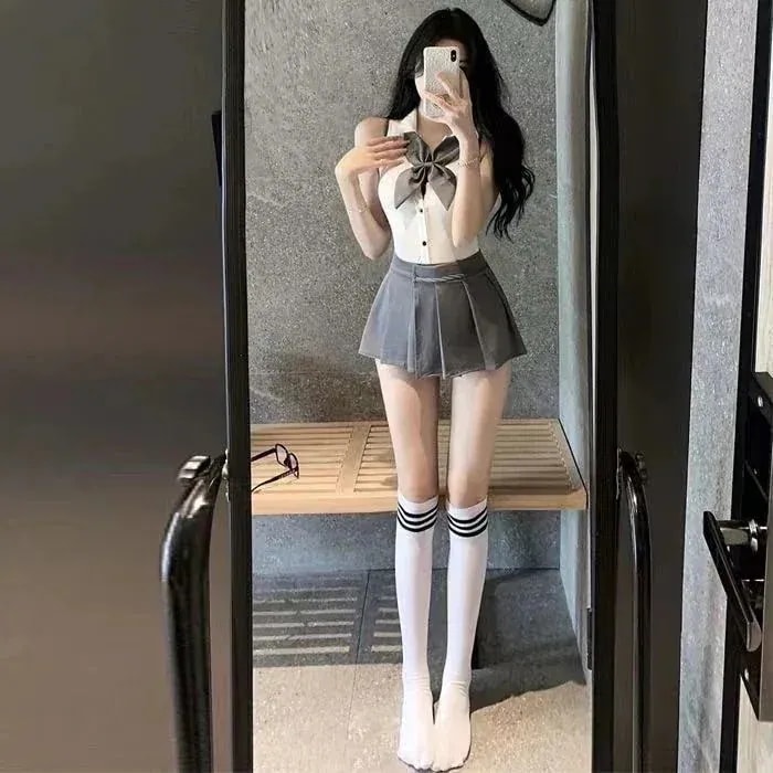 【2枚購入で 2oo円OFF】純欲学園風セクシー激辛アメリカンjk制服ギャル二次元コスプレ日系スーツ30%までに制限