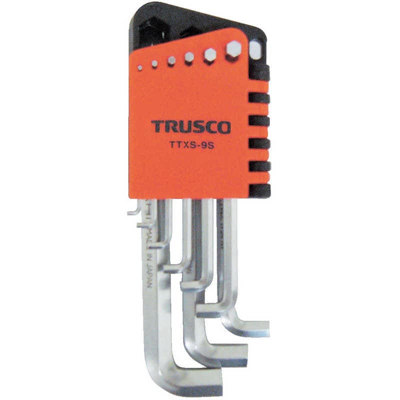 トラスコ中山 トーション多機能ショートレンチ 9本組 TTXS9S 5,338円