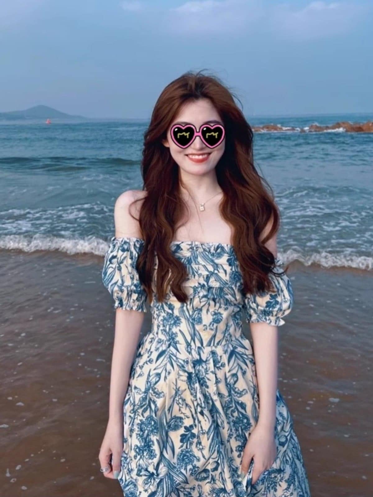 美品登場海南旅行服写真ビーチドレス女性のビーチ休暇スーパーフェアリーハイエンド花柄ドレス夏