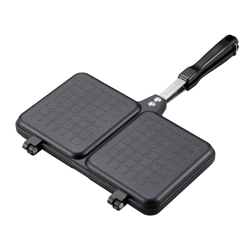 キャストアルミ ツインサンドトースター トレッキング キャンプ用品 調理用具 (UG3057)