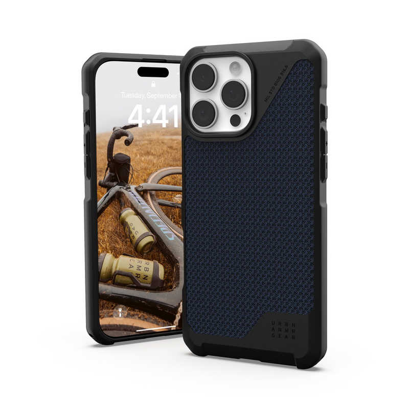 UAG　iPhone 16 Pro Max 耐衝撃ケース MAGSAGE対応 METROPOLIS LT ケブラーマラード　UAG-IPH24LA-FLTM-KM
