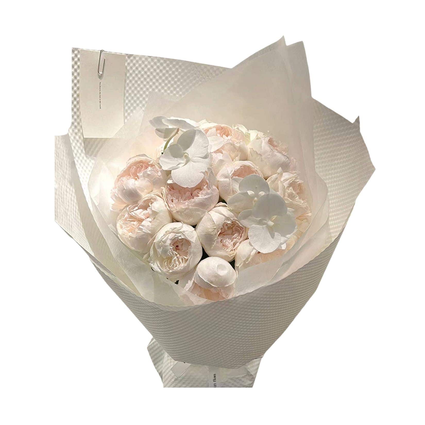 【送料無料】バレンタインデー ギフト 造花 芍薬 ホワイト ソープフラワー ブーケ 枯れない花 インテリア 大きい 花束 フラワーアレンジメント ホワイトデー 入学式 プレゼント