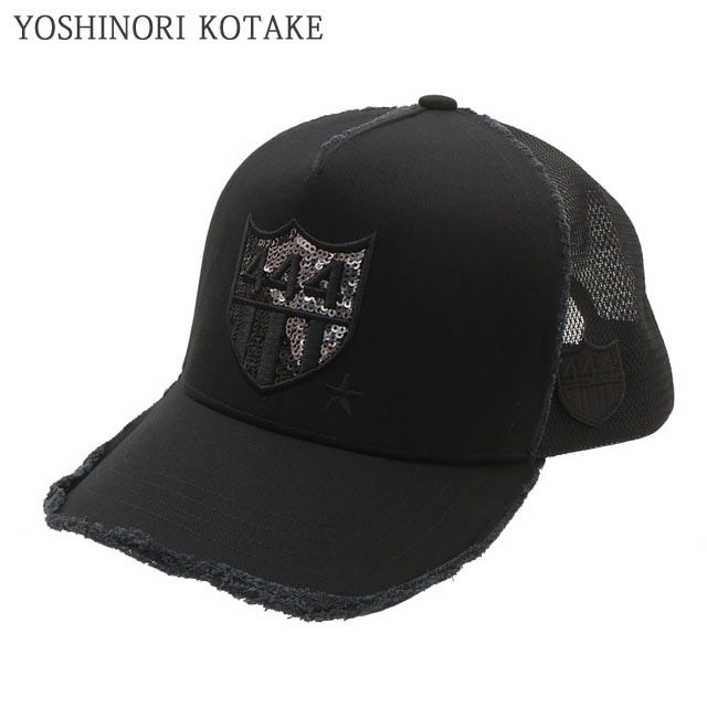 ヨシノリコタケ YOSHINORI KOTAKE 2TONE 444LOGO SPANGLE MESH CAP メッシュ エンブレム ゴルフキャップ スポーツ 251-001700-011