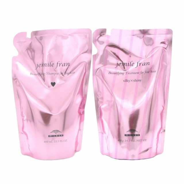 ハート シャンプー 400ml & シルキーシャイニー トリートメント 400g 詰め替え レフィル