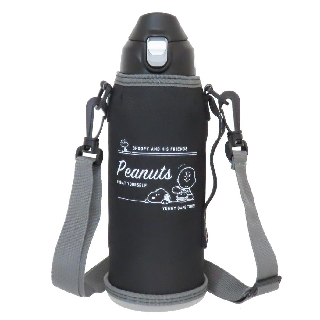 スヌーピー 水筒 ワンプッシュダイレクトボトル1.0L ピーナッツ キャラクター グッズ