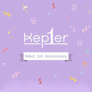 Kep1er Debut 1st Anniversary Official トレカ (Random 1ea)