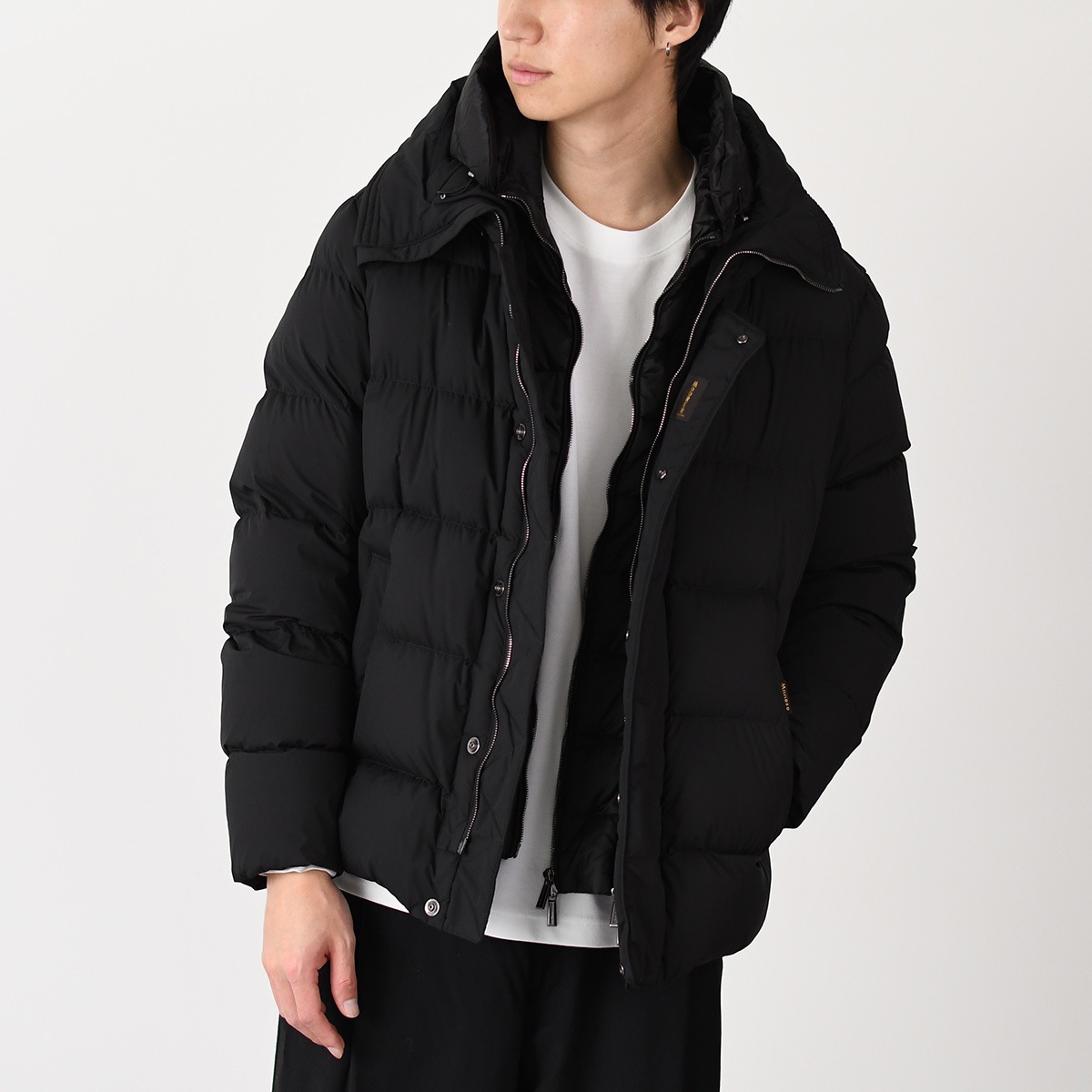 ダウン アウター ERENIO-SKT ボンバージャケット ERENIO SKT メンズ ボタン ファスナー開閉 防寒 秋冬