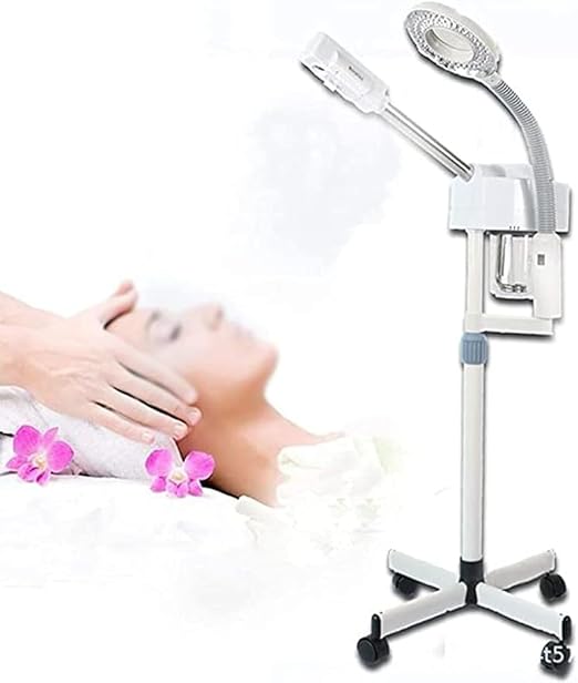 2 in 1フェイシャルビューティースチーマー3X拡大ランプ付きフェイスス