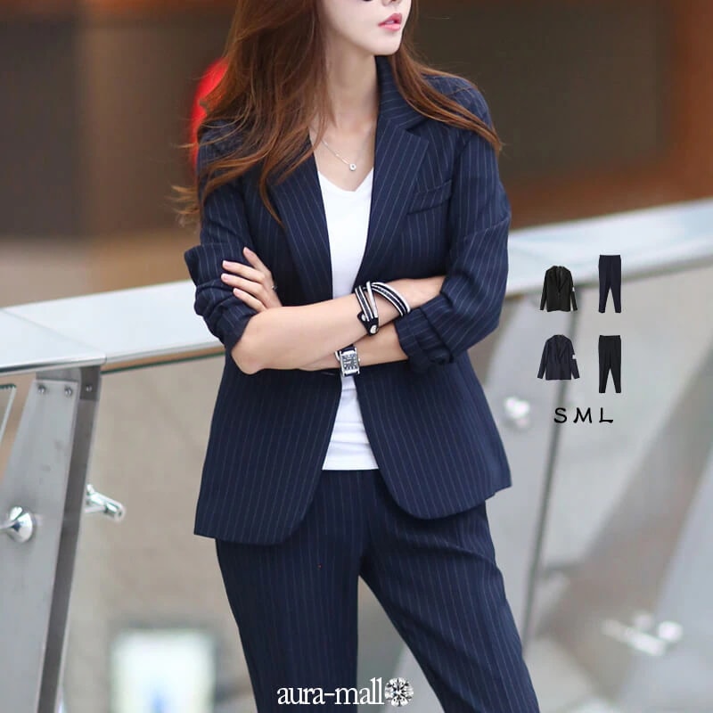 面接 転職 きれいめ 母親 きちんとテーラードジャケットレディース スーツ パンツスーツ スーツセット レディーススーツ ビジネススーツ スーツ セットアップ 大きいサイズ フォーマル 入学式 洗える