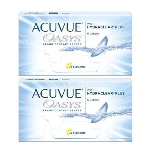 アキュビューオアシス(6枚入)2箱/ゆうパケット/2週間交換 コンタクト