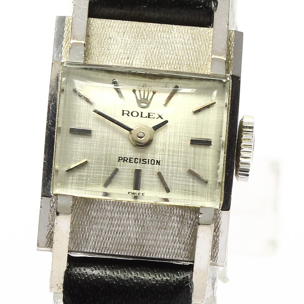ロレックス ROLEX 2158 プレシジョン K18WG cal.1800 手巻き レディース _745732【中古】 137,000円