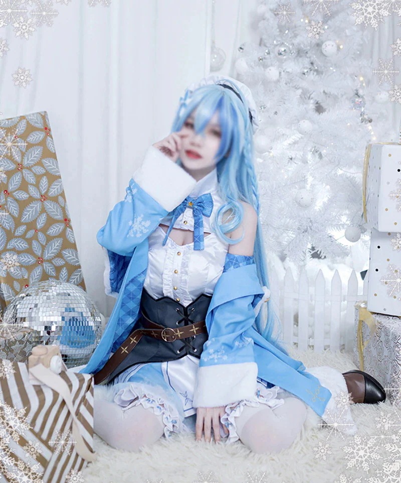 Vtuber ホロライブ5期生 バーチャルYouTuber コスプレ衣装 雪花ラミィ