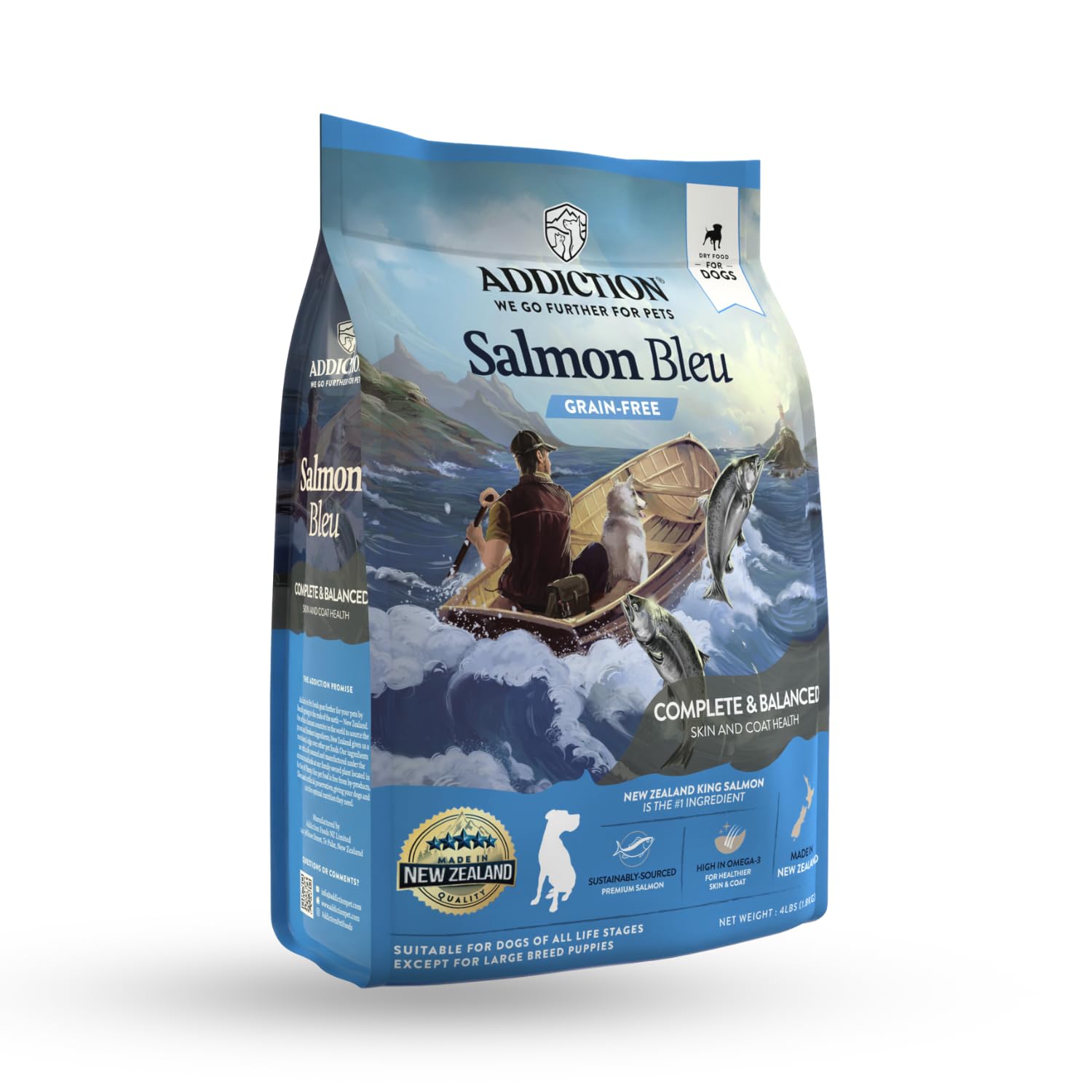 アディクション ドッグフード グレインフリー サーモンブルー 1.8キログラム (x 1)