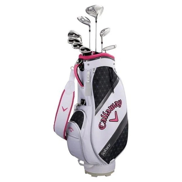 【日本正規品】 (Callaway) SOLAIRE(ソレイル) レディースパッケージセット ピンク 8本セット (W#1W#56HI#7I#9PWSWPT) カーボンシャフト