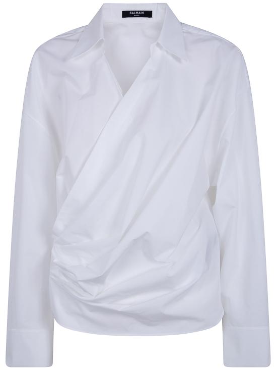 BALMAIN Women Shirts GF0HU491CG72 0FB OPTIC WHITE