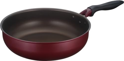 色：レッド サイズ：28cm サーモス デュラブルシリーズ 炒め鍋 28cm レッド IH対応 KF