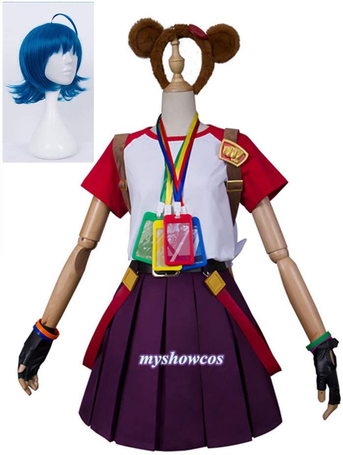 リーグオブレジェンドLOLヒーローズアニーダークウーマン10周年記念コスプレコスチューム変装ハロ