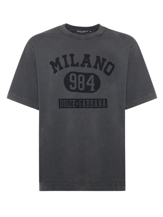 DOLCE & GABBANA Men T-Shirts G8RI4T G7PK9N0000 Black