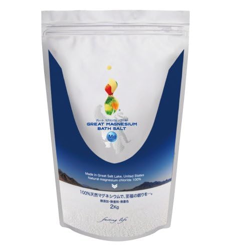 ファスティングライフ グレートマグネシウムバスソルト 2kg 入浴剤 バスソルト 保湿 発汗 美肌 無添加 無香料 計量スプーン付き 5,449円