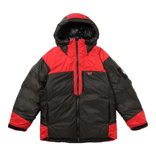 ナンガ 30th Anniversary AURORA TEX COMBI DOWN JACKET BLK×N.RED L ND2441-1A015-A N0001703