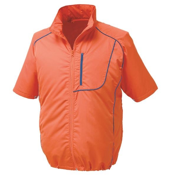 ポリエステル製半袖空調服 [ウエア色：ORxNB M] 服のみ