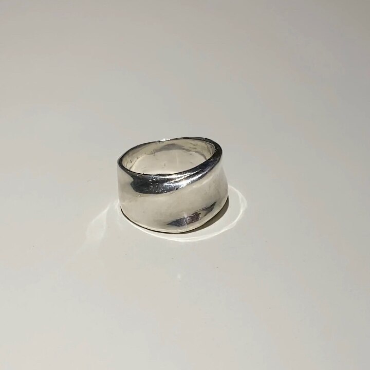 [925 silver][handmade] Cinq.silver.77 / onduler ring