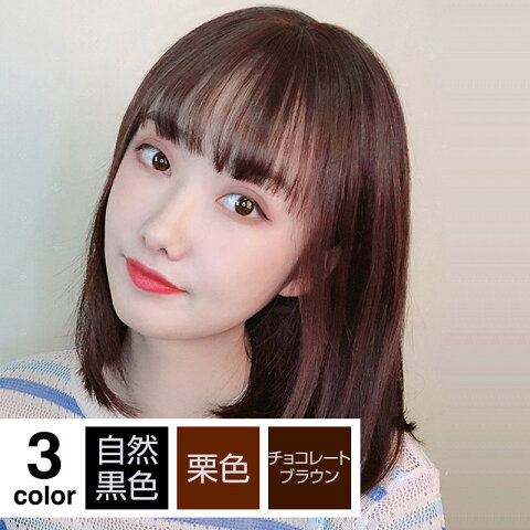 ウィッグ フルウィッグ 医療用ウィッグ ボブ 人毛100% リアル人工皮膚 セミロング かつら 女性