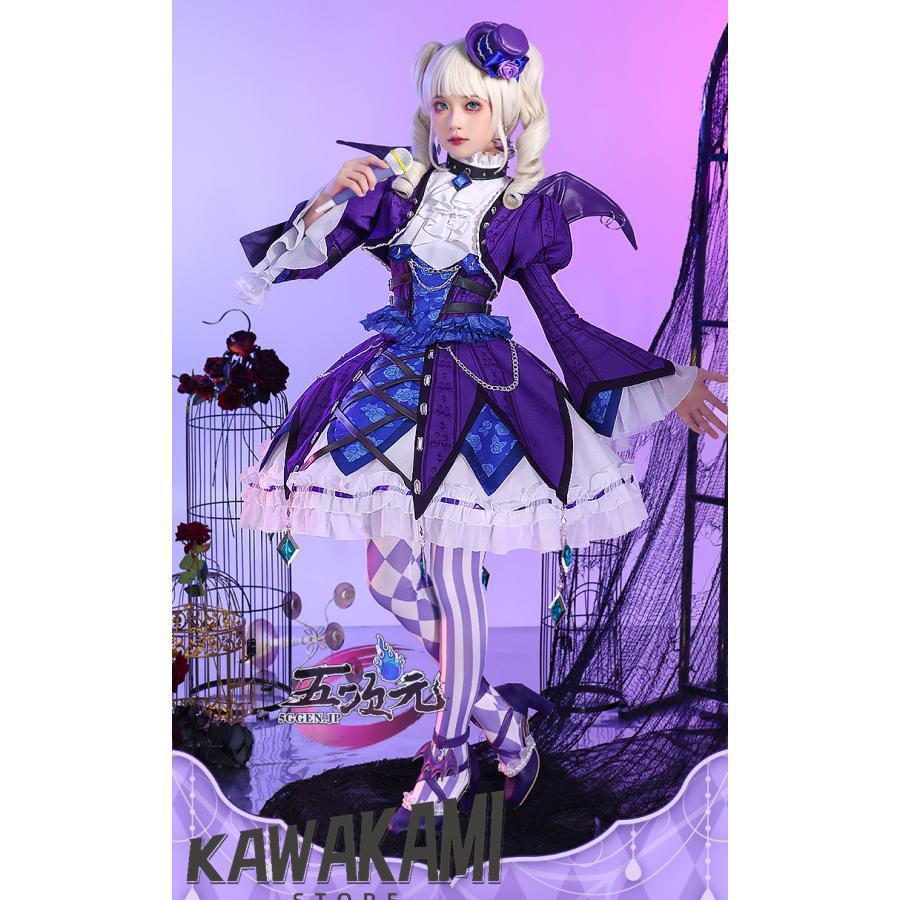 三分妄想　アイカツアイドルカツドウ　コスプレ　藤堂ユリカ　ゴスマジック　ゴスロリ　衣装　 いしょう ウィッグ　1233