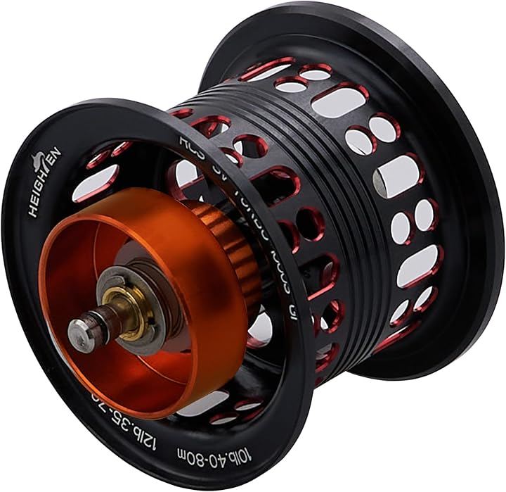 リール スプール 2段階可動 ダイワ DAIWA ベイトリール 替えスプール ベアリング付き (NMBステンレスベアリング内蔵 - ブラック)