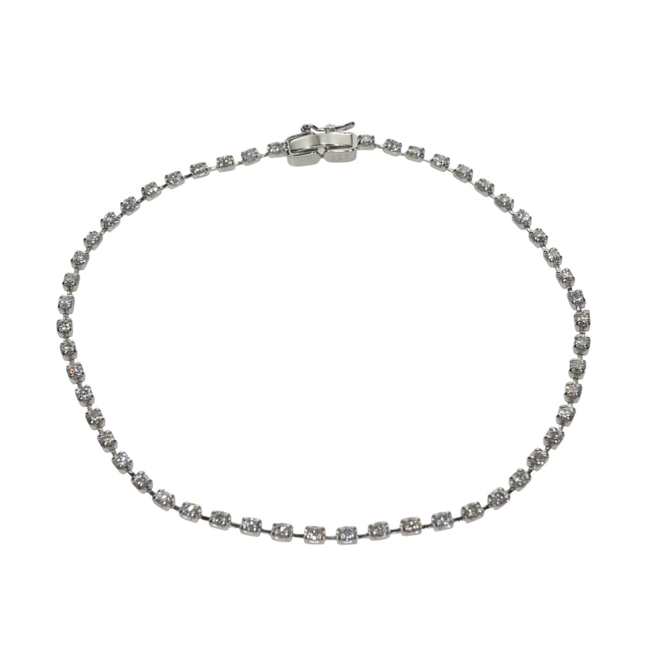 【未使用品】ダイヤモンド ブレスレット Pt850 プラチナ ダイヤ 1.00ct 1.0ct 1ct 52石 レディース メンズ ジュエリー アクセサリー ダイヤブレス