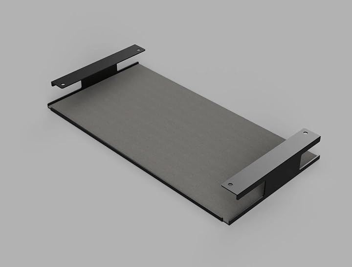 デスクシェルフ ワールドガジェッツ デスクシェルフ用の引き出しトレイのみ (ブラック, 40 x 20x 4cm)