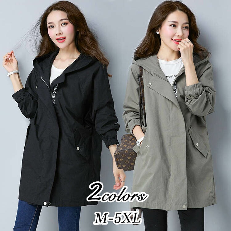 コート トレンチコート レディース ロング 秋 冬 春 フード付き テレワーク リクルート リモートワーク 会議 会社 在宅ワーク 参観日 就活 20代 30代 40代 50代 60代