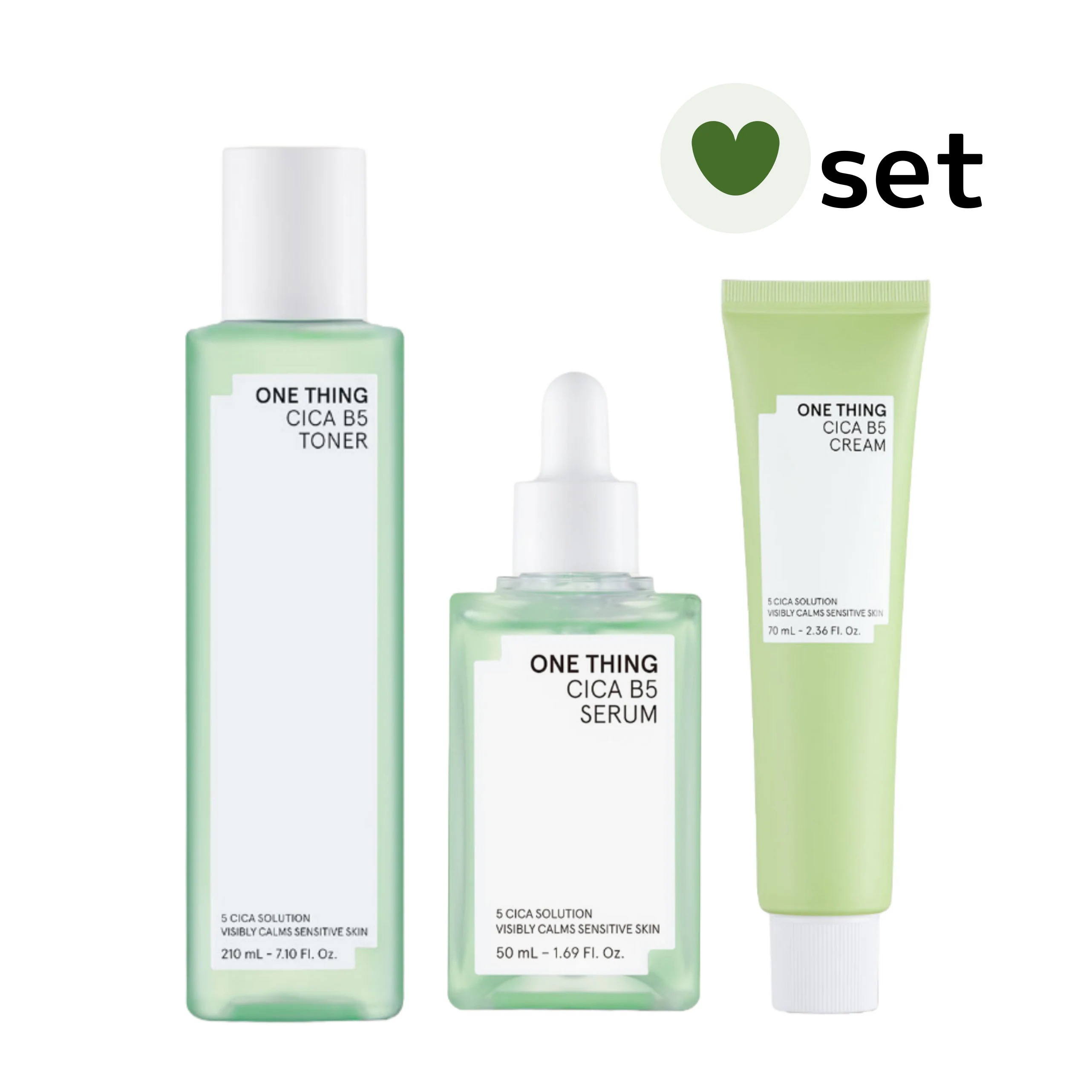 【NEW】ワンシンシカ B5 3step(トナー+美容液+クリーム) 肌バリアケア