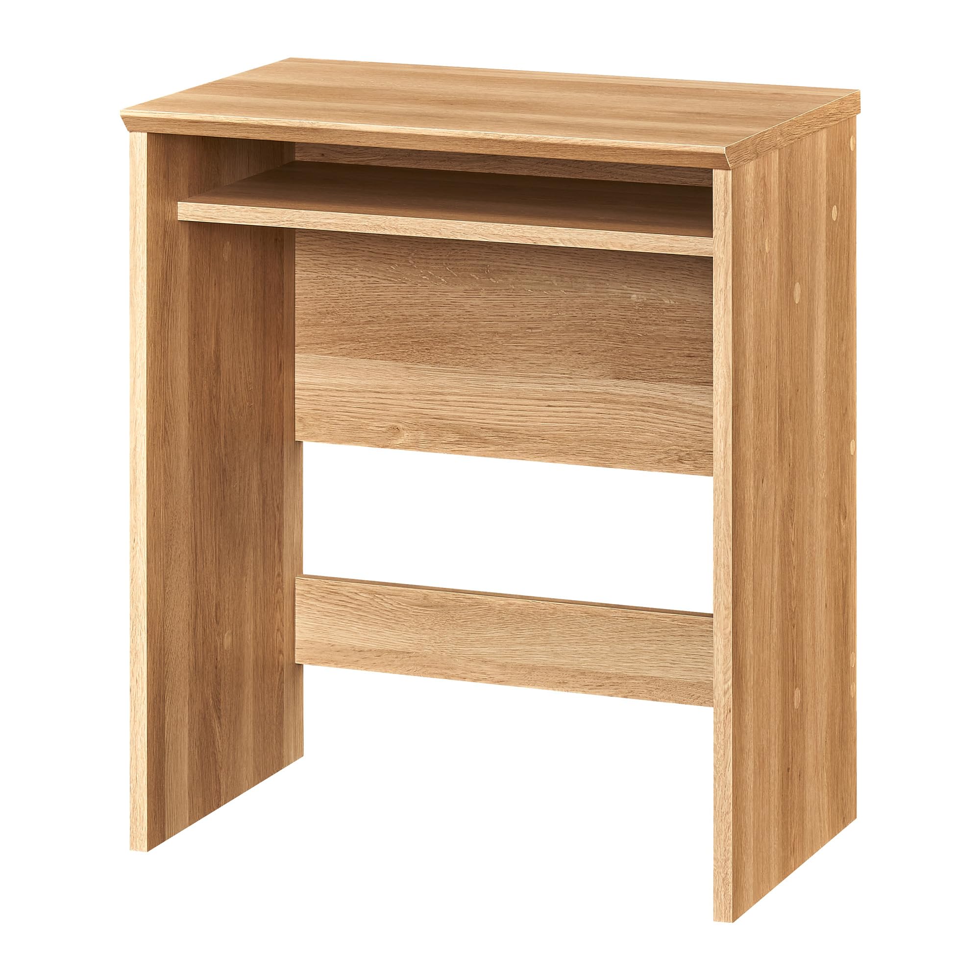 白井産業 デスク 机 中棚付き 豊富なラインナップでリビングの家具を揃えられるコーディネート家具 ナチュラルブラウン 幅60 高さ72 奥行42cm ナチュリカ NTU-7060D 42368