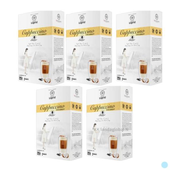 G7 コーヒー ベトナム カプチーノ ココナッツのおすすめ 18g 12個 X 5インスタントコーヒー