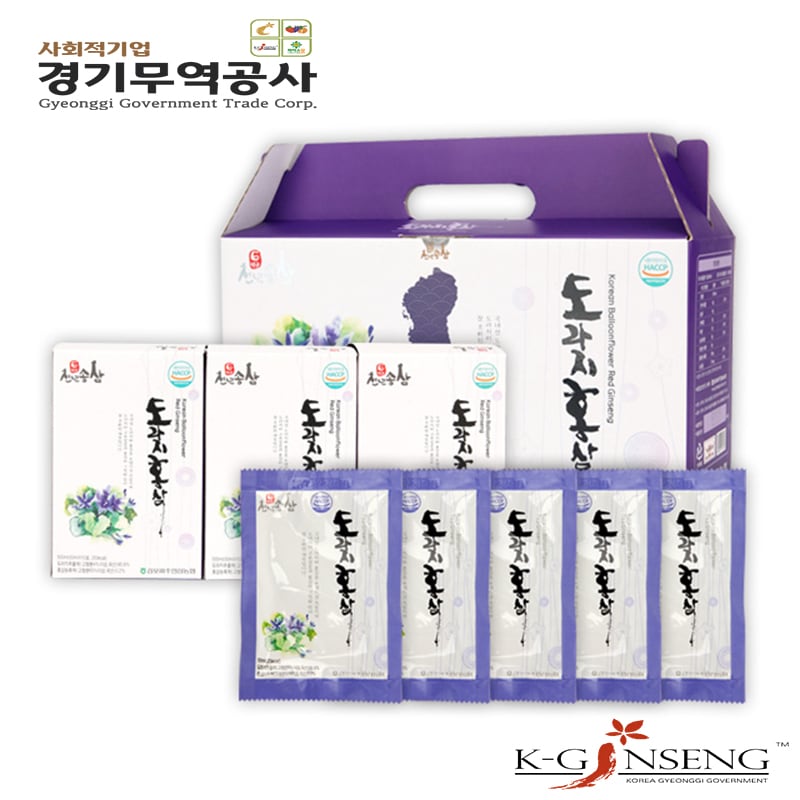 韓国キキョウ(桔梗)紅参液 50ml*30ea /韓国産 / 金浦坡州人参農協 / 6年根紅参