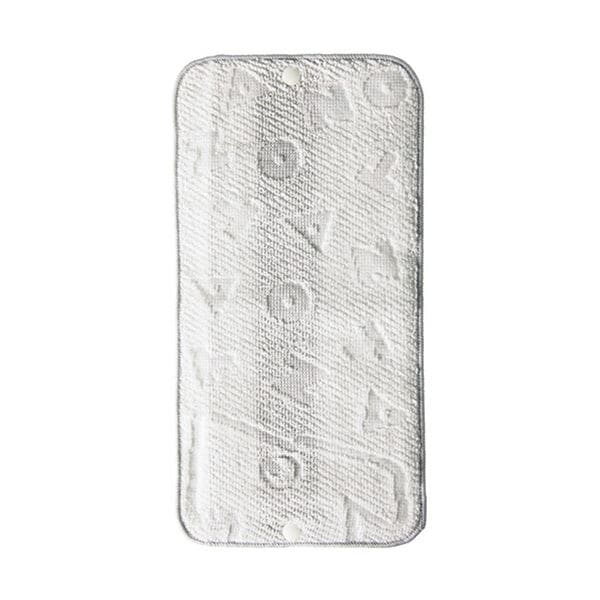 （まとめ） たのくんタオルマスクケース ホワイト 1枚 [x10セット]