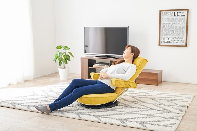 座椅子 1人掛け おしゃれ ハイバック リクライニングチェア 回転座椅子 肘掛付き 椅子 コンパクト リクライニング 回転 リクライニング座椅子 レザー