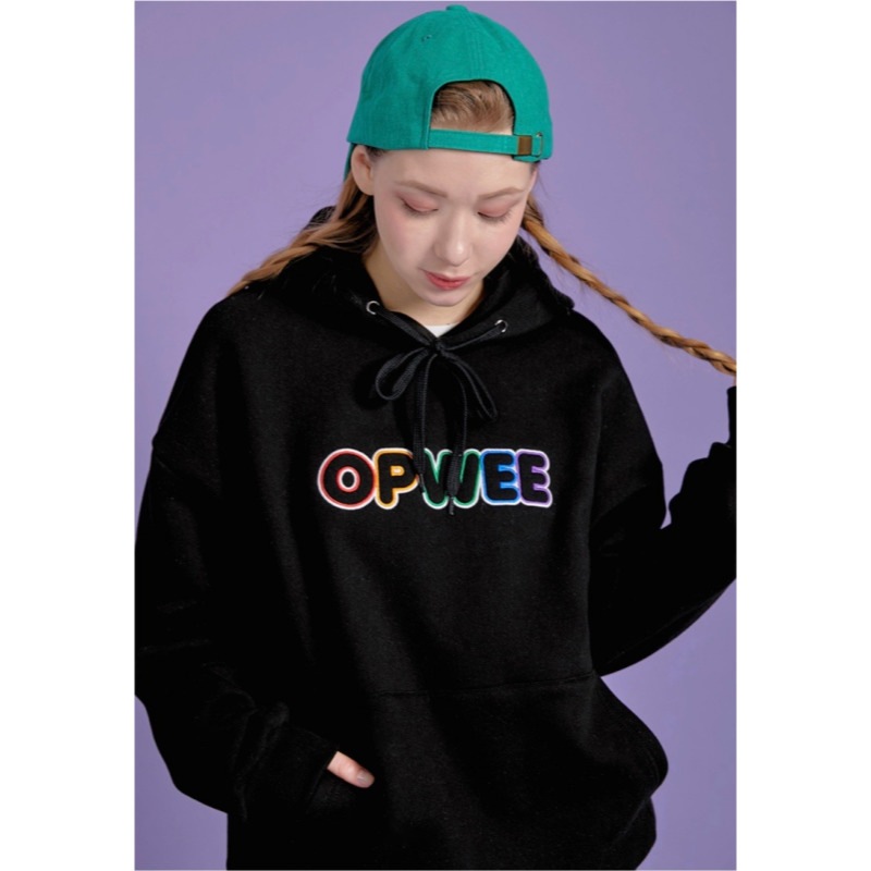 韓国公式ブランド OPWEE/ Rainbow Hoodie 5color フード