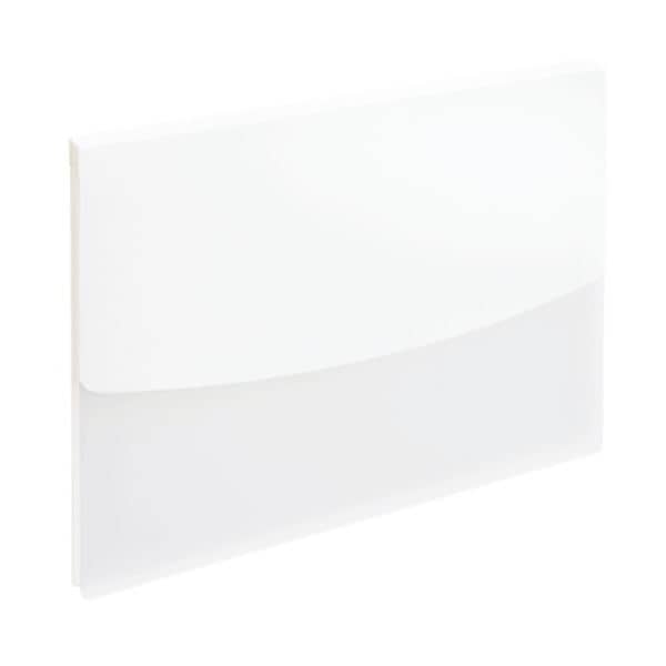 (まとめ) ライオン事務器 ホルダーファイル(ビジカル) フタ付 A4ヨコ 235×313mm 背幅16mm ホワイト PH-12BF 1冊 (×10セット)