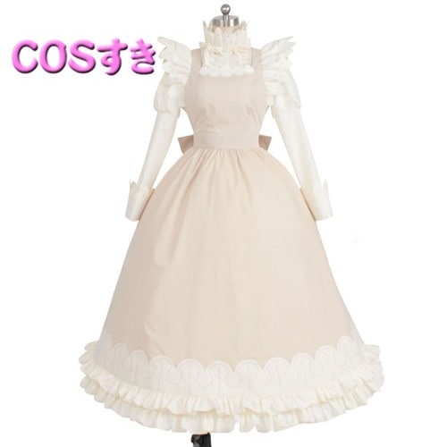 【新品開催 】はたらく細胞 マクロファージ メイド服　帽子付け パニエ付け コスプレ衣装 コスチューム 変装