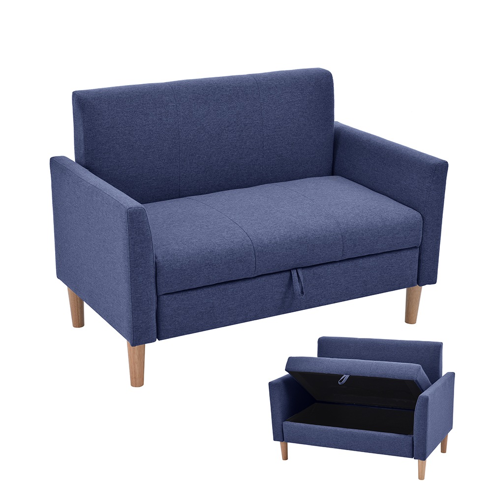 【国内出荷 - 3日配達】ソファー ソファ 2人掛けソファ 収納付き 五つの色が選択可能 圧力分散 人気商品