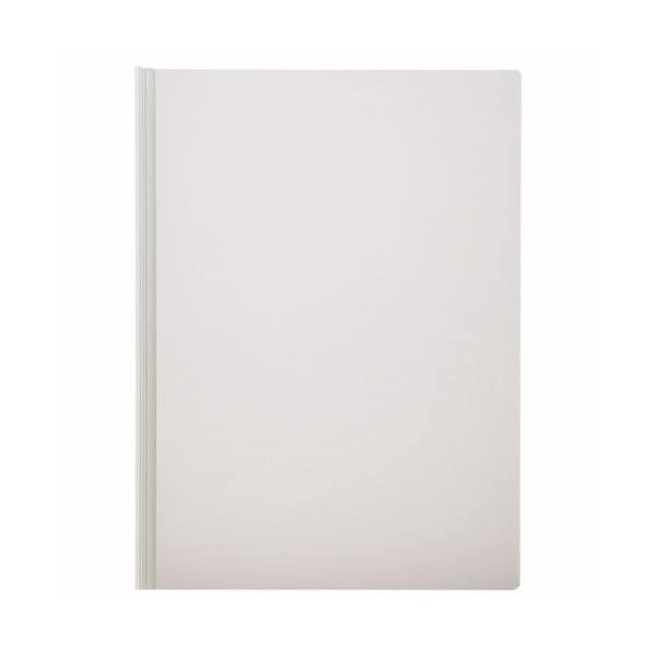 (まとめ) ライオン事務器 レポートカバー A4タテ約30枚収容 ホワイト RC-33 1パック(10冊) (×10セット)