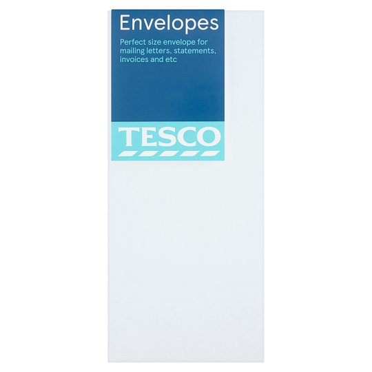 再再販！ 紙製品・封筒 Tesco Quickseal White Envelopes 4 x 9in