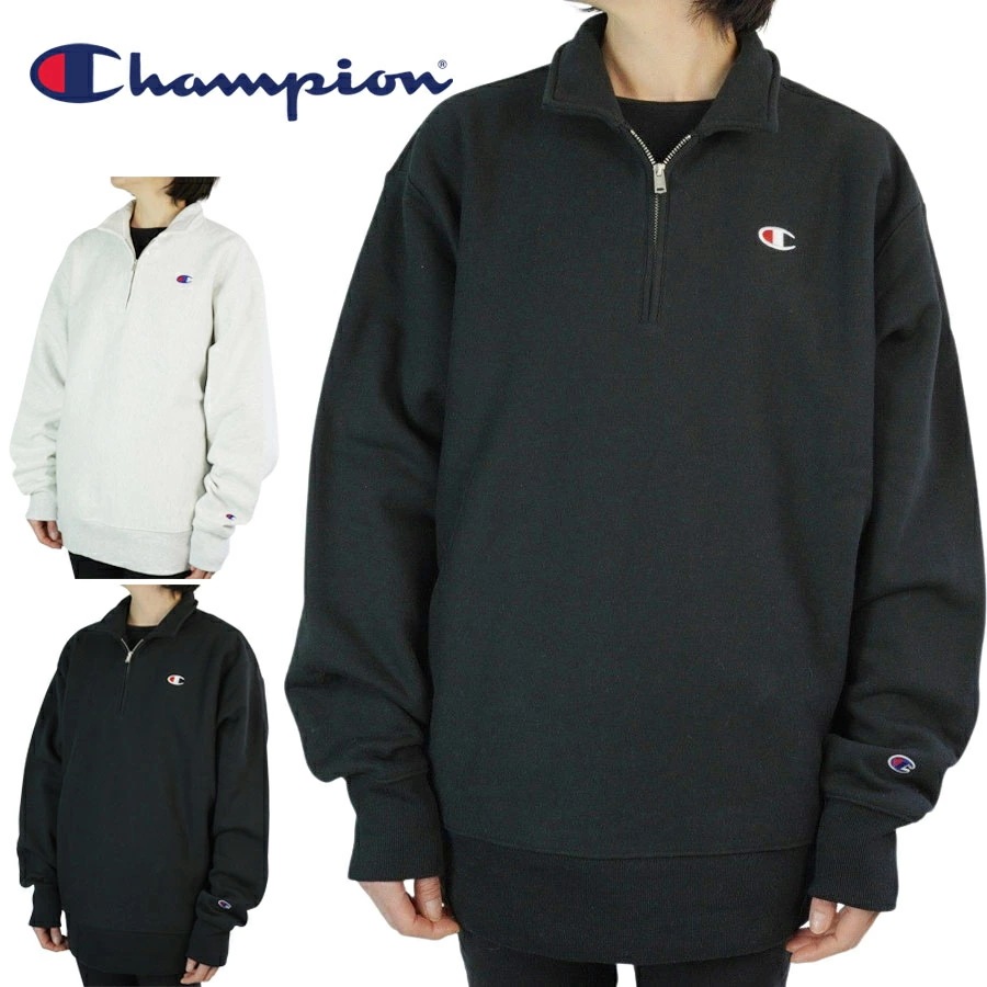 チャンピオン レディース スウェットWL7270 HALF ZIP PULLOVER SWEATハーフジッププルオーバー スウェットBLACK(ブラック) GFS SI 7,941円