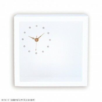 フラワーアレンジ 木製スタイルクロック L FC-536