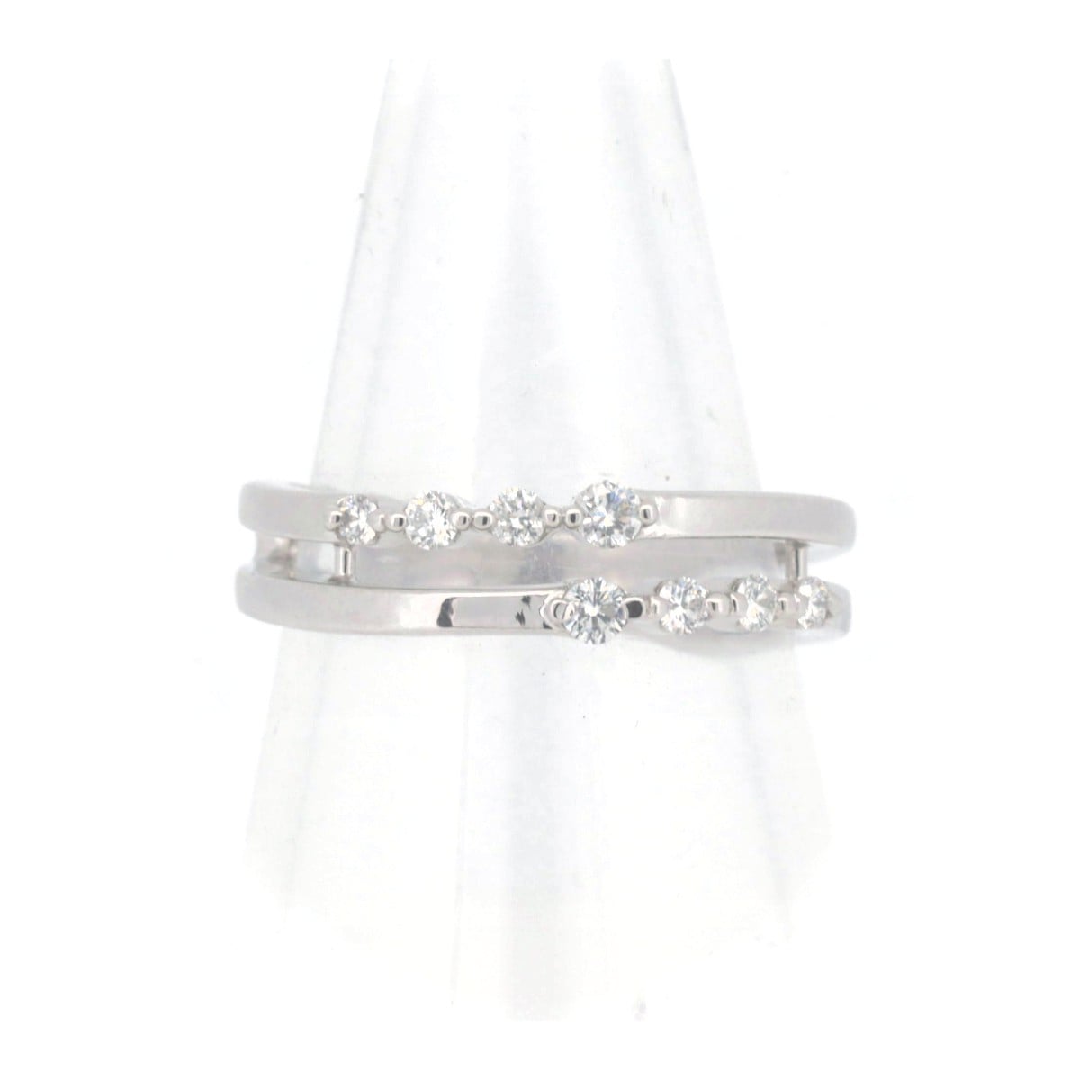 ダイヤモンド リング 指輪 0.19ct 11.5号 K18WG(18金 ホワイトゴールド) 質屋出品 46,200円