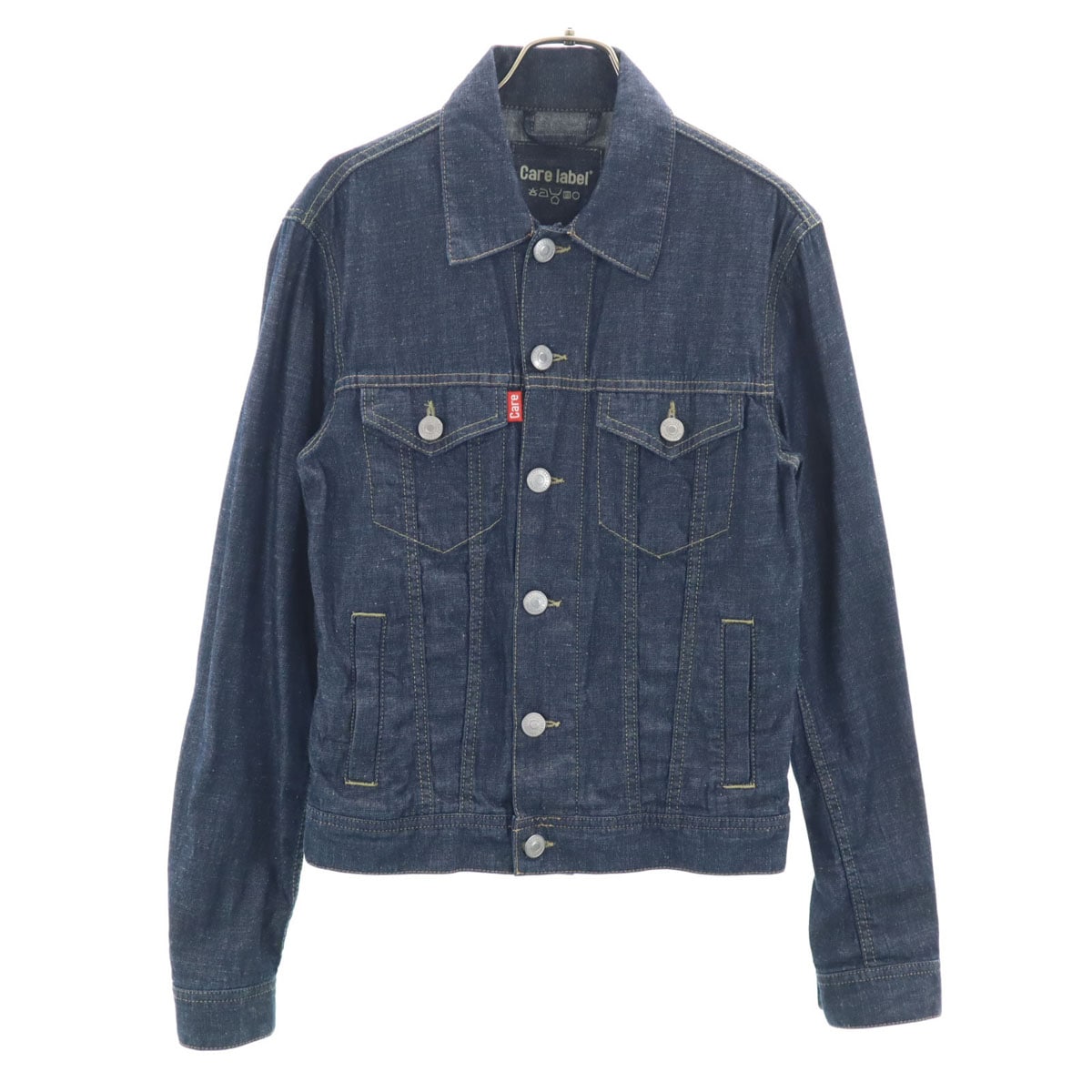 イタリア製 デニムジャケット XS インディゴ ジージャン トラッカー メンズ 古着